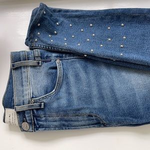 McGuire Newton High Rise Jeans With Studs